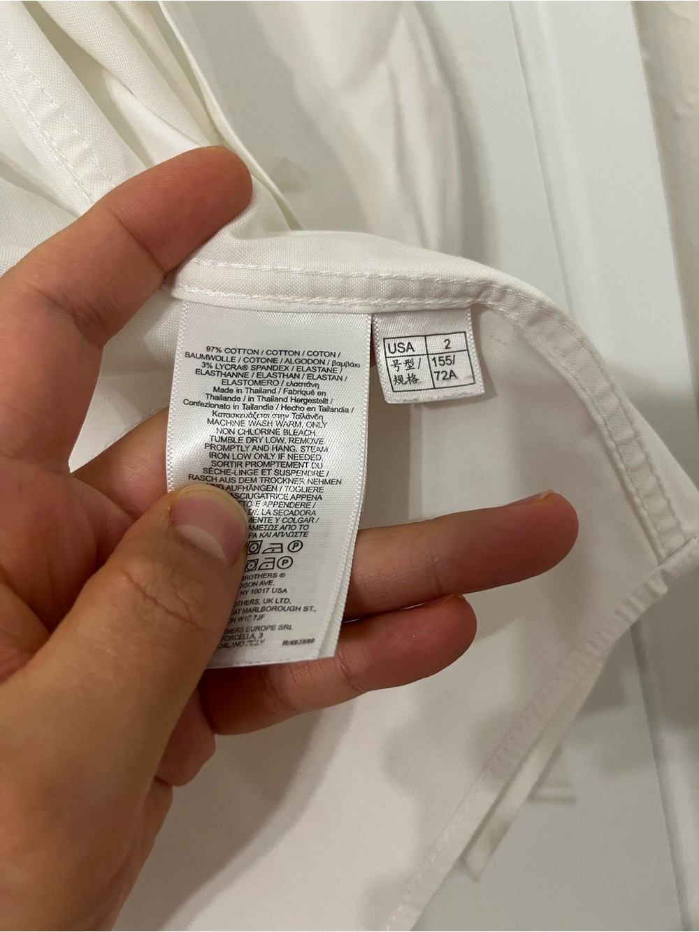 Brooks Brothers White Button-Down Dress Shirt Bundle of 3 - Picture 10 of 11